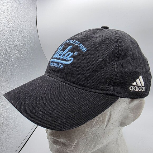 Adidas Wooden Athletic Fund UCLA Member Adjustable Hat Black Casual Outdoors - Picture 2 of 9